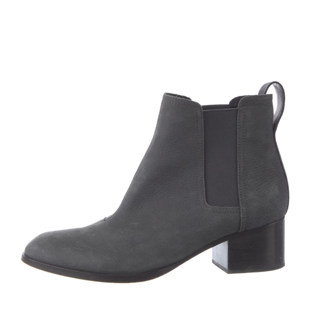 RAG & BONE CHELSEA WALKER GRAY SUEDE BOOTIE • size 36